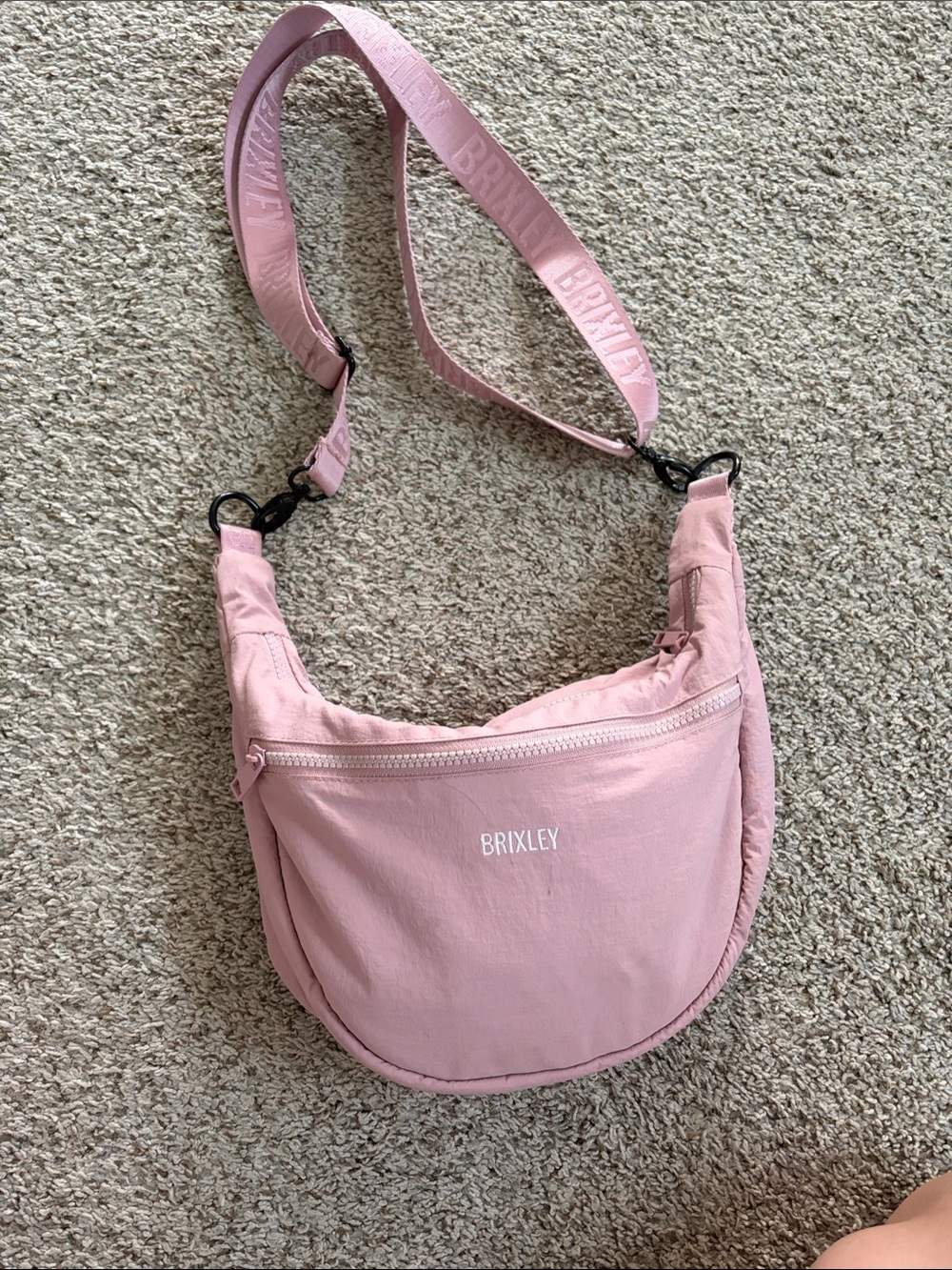 Pink Crossbody Cressant Brixley Bag
